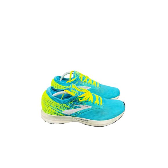 ?‍♂️ Brooks DNA Amp men 10.5 Blue Neon Road Running Shoes Cushion Lightweight